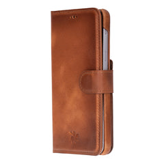 Funda tipo billetera de cuero con bloqueo RFID Florence para Samsung Galaxy S24 Plus