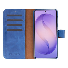 Funda tipo billetera de cuero con bloqueo RFID Florence para Samsung Galaxy S24 Plus