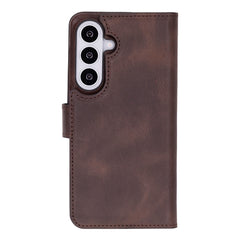 Funda tipo billetera de cuero con bloqueo RFID Florence para Samsung Galaxy S24 Plus