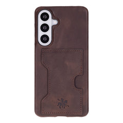 Funda tipo billetera de cuero con bloqueo RFID Florence para Samsung Galaxy S24 Plus