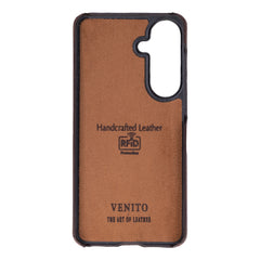 Funda tipo billetera de cuero con bloqueo RFID Florence para Samsung Galaxy S24 Plus