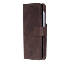 Funda tipo billetera de cuero con bloqueo RFID Florence para Samsung Galaxy S24 Plus