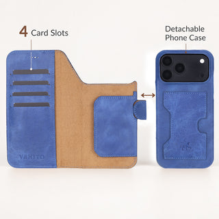 Florence RFID Blocking Leather Wallet Case for iPhone 18 Pro