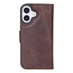 Ravenna RFID Blocking Detachable Leather Wallet Case for iPhone 17