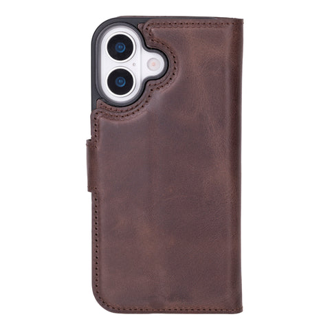 Ravenna RFID Blocking Detachable Leather Wallet Case for iPhone 17