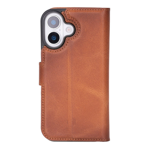Ravenna RFID Blocking Detachable Leather Wallet Case for iPhone 17
