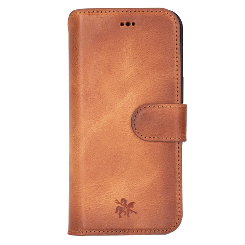Funda tipo billetera de cuero desmontable con bloqueo RFID Ravenna para iPhone 15 Plus