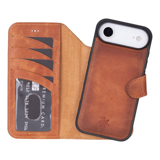 Ravenna RFID Blocking Detachable Leather Wallet Case for iPhone 17 Air