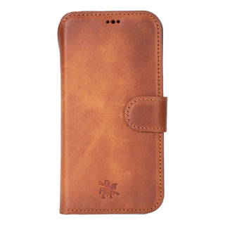 Funda tipo billetera de cuero desmontable con bloqueo RFID Ravenna para iPhone 15 Pro