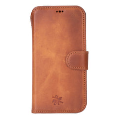 Funda tipo billetera de cuero desmontable con bloqueo RFID Ravenna para iPhone 15 Pro