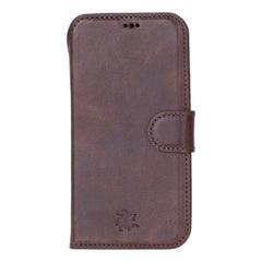 Funda tipo billetera de cuero desmontable con bloqueo RFID Ravenna para iPhone 15 Pro