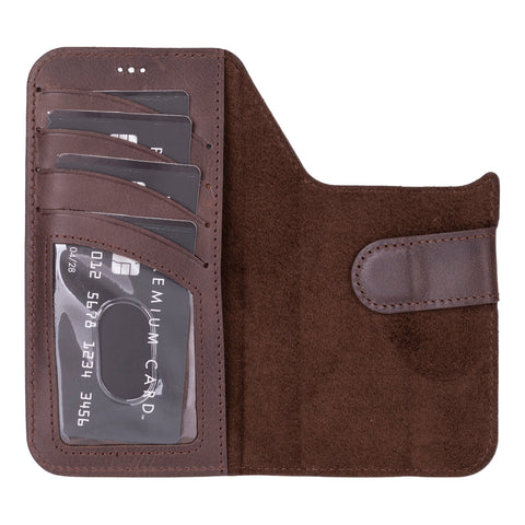 Ravenna RFID Blocking Detachable Leather Wallet Case for iPhone 17 Pro