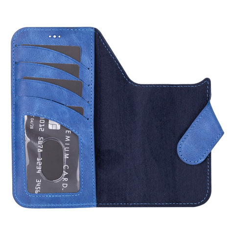 Ravenna RFID Blocking Detachable Leather Wallet Case for iPhone 17 Pro