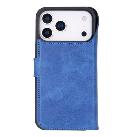 Funda tipo cartera de cuero desmontable con bloqueo RFID Ravenna para iPhone 15 Pro Max