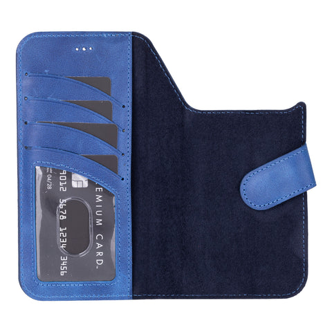 Funda tipo cartera de cuero desmontable con bloqueo RFID Ravenna para iPhone 15 Pro Max