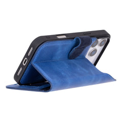 Funda tipo cartera de cuero desmontable con bloqueo RFID Ravenna para iPhone 15 Pro Max