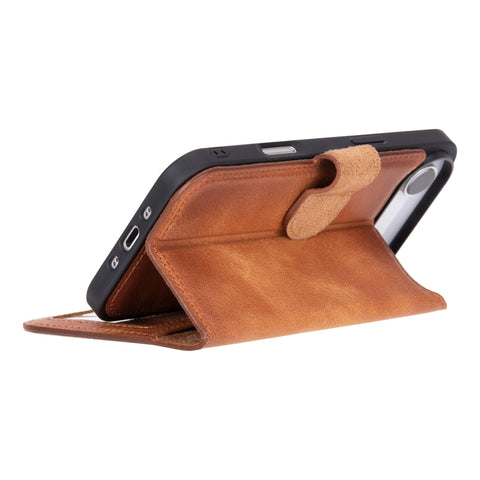 Funda tipo billetera de cuero desmontable con bloqueo RFID Ravenna para iPhone 15 Plus