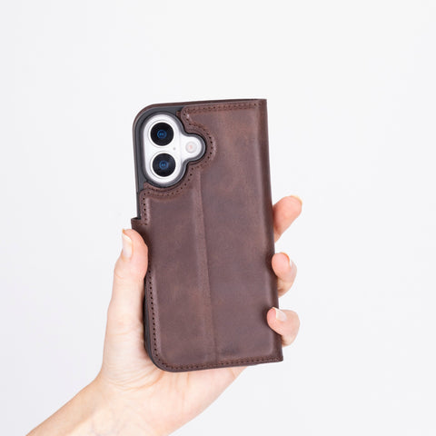 Ravenna RFID Blocking Detachable Leather Wallet Case for iPhone 17