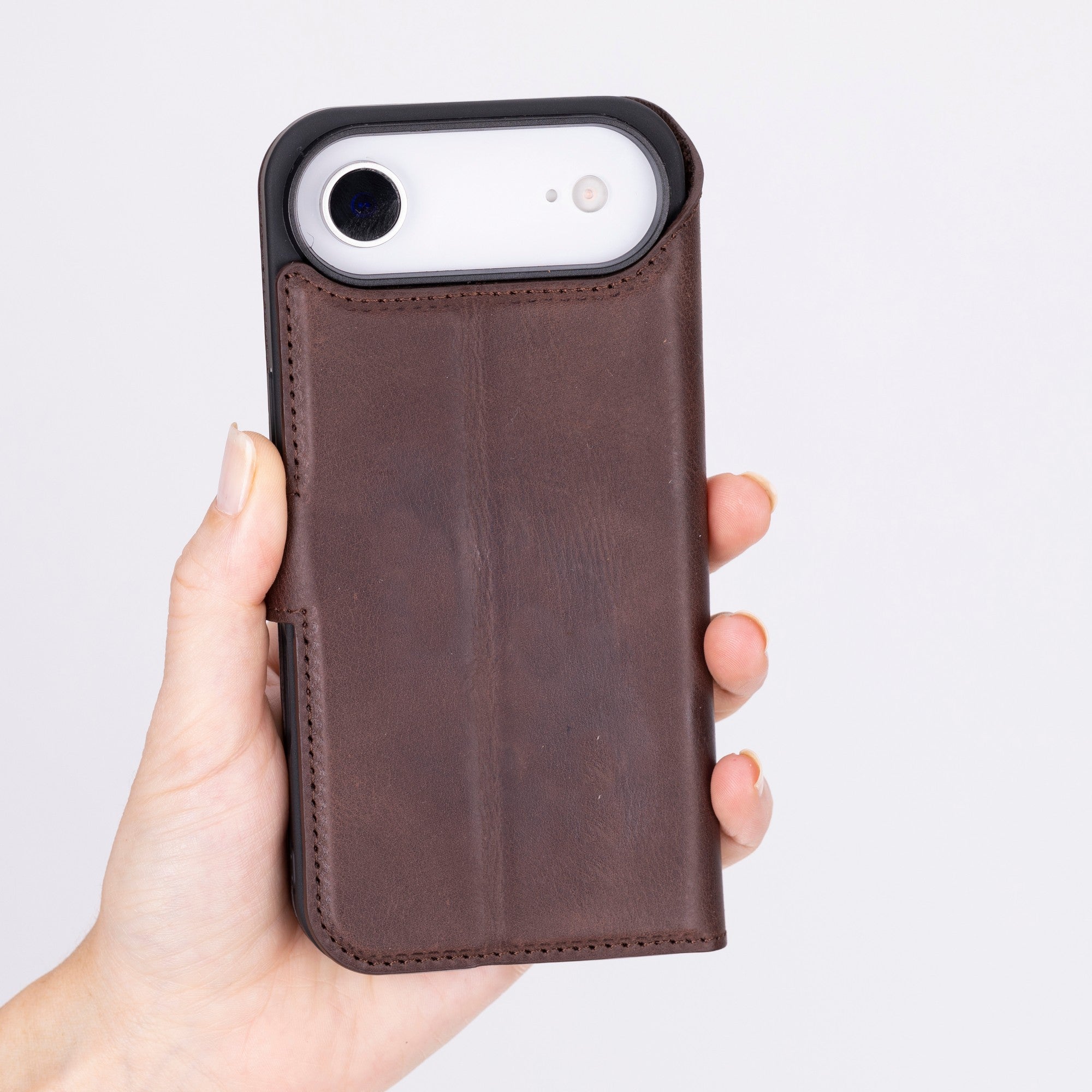 Ravenna iPhone 17 Air Wallet Case - Premium RFID Blocking Coffee Brown Ravenna iPhone 17 Air Wallet Case - Premium RFID Blocking Coffee Brown