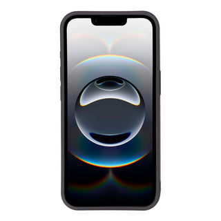 Funda tipo billetera de cuero Capri Snap On para iPhone 15