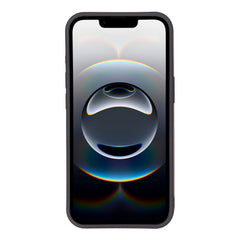 Funda tipo billetera de cuero Capri Snap On para iPhone 15