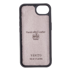 Funda tipo billetera de cuero Capri Snap On para iPhone 15