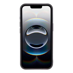 Funda tipo billetera de cuero Capri Snap On para iPhone 15