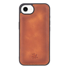 Funda de cuero Lucca Snap On para iPhone 15
