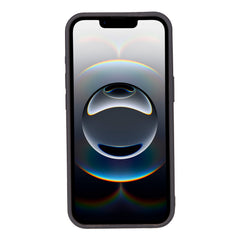 Funda de cuero Lucca Snap On para iPhone 15
