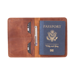 Viaggio Leather Passport Wallet