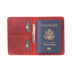 Viaggio Leather Passport Wallet