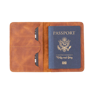 Viaggio Leather Passport Wallet