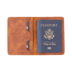 Viaggio Leather Passport Wallet
