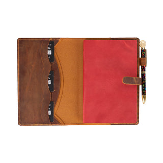 Passato Leather Journal Cover - Moccasin