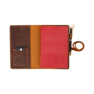 Eterna Leather Journal Cover - Moccasin