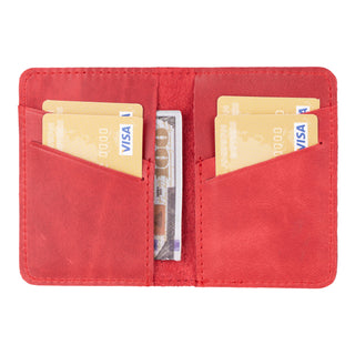 Enrico Genuine Leather Card Holder - Inferno