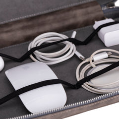 Travel Leather Cable Organizer
