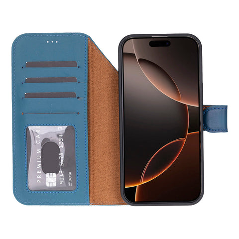Magic iPhone 17 Pro Leather Detachable Wallet Case