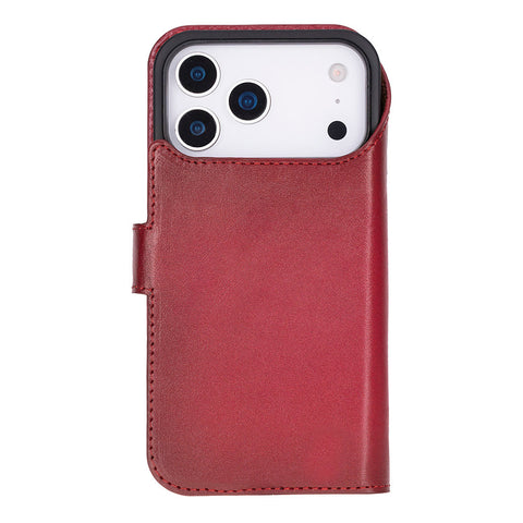 Magic iPhone 17 Pro Max Leather Detachable Wallet Case
