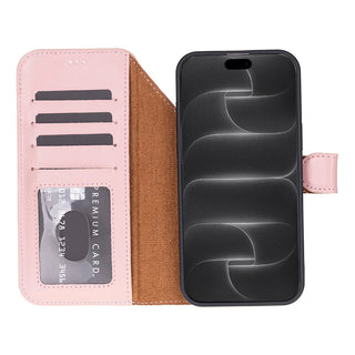 Magic iPhone 18 Pro Leather Detachable Wallet Case