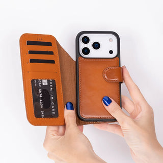 Magic iPhone 18 Pro Max Leather Detachable Wallet Case