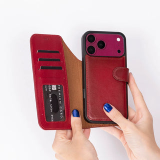 Magic iPhone 18 Pro Leather Detachable Wallet Case