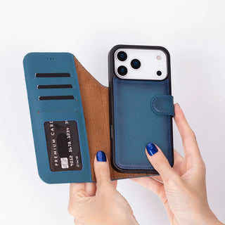 Magic iPhone 18 Pro Leather Detachable Wallet Case