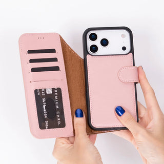 Magic iPhone 18 Pro Leather Detachable Wallet Case