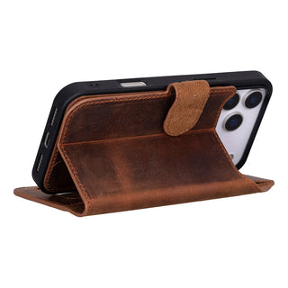 Magic iPhone 18 Pro Max Leather Detachable Wallet Case