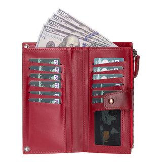 Lozan Crossbody Leather Wallet