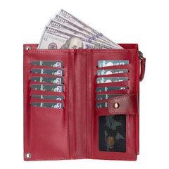 Lozan Crossbody Leather Wallet