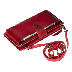 Lozan Crossbody Leather Wallet