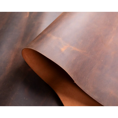 Custom Size Genuine Leather Piece - Cut-to-Size Leather Sheet