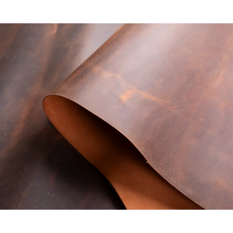 Custom Size Genuine Leather Piece - Cut-to-Size Leather Sheet